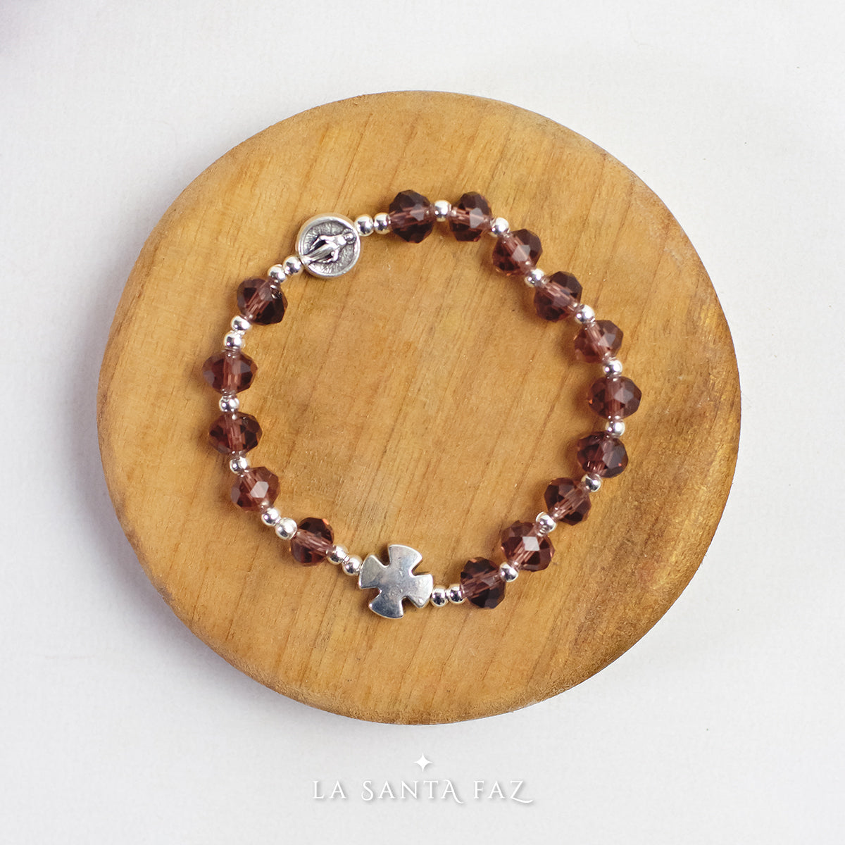 Santo Rosario de pulsera Cecilia