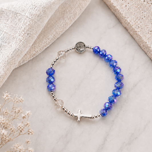 Santo Rosario de pulsera — Sagrada Familia y San José