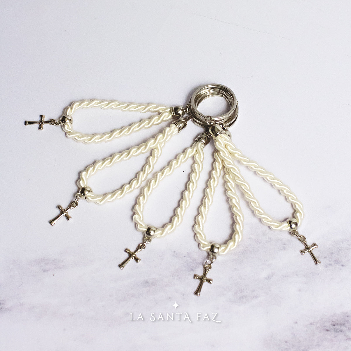 Souvenir para Bautismo Martyrika x5 | Llavero cruz