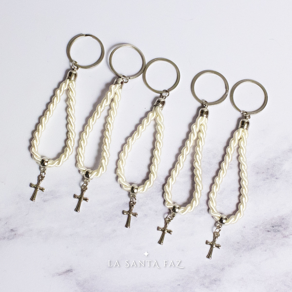 Souvenir para Bautismo Martyrika x5 | Llavero cruz
