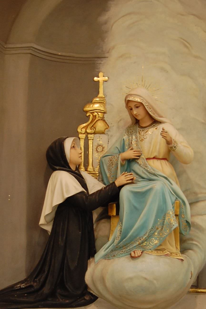 La medalla milagrosa y la aparición de la Santísima Virgen a santa Catalina Labouré en Paris