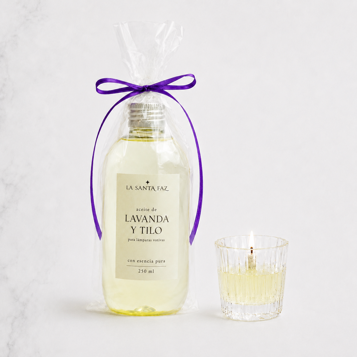 Aceite de tilo y lavanda