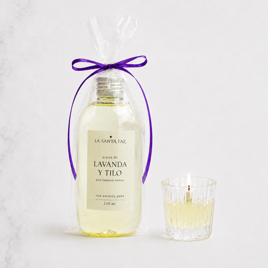 Aceite de tilo y lavanda