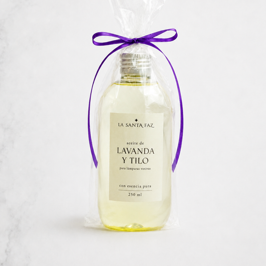 Aceite de tilo y lavanda