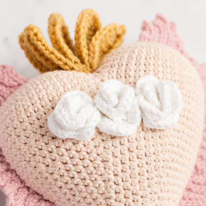 Amigurumi del Inmaculado Corazón de María