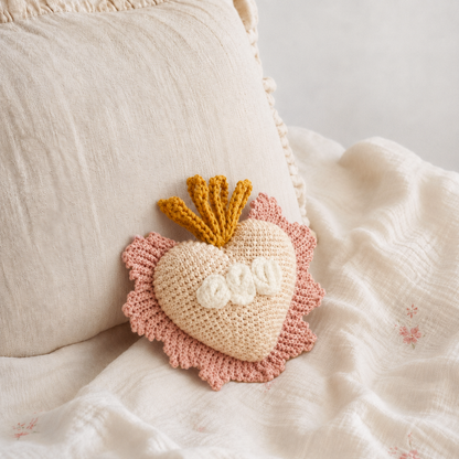 Amigurumi del Inmaculado Corazón de María