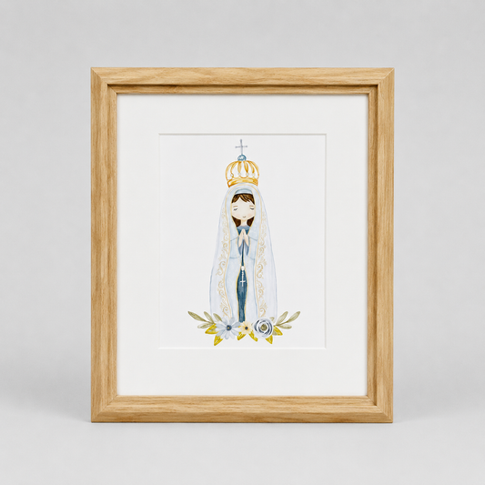 Cuadro de la Virgen de Fátima