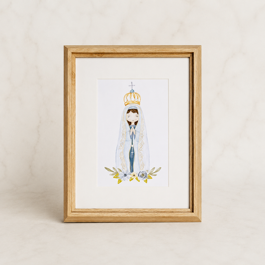 Cuadro de la Virgen de Fátima