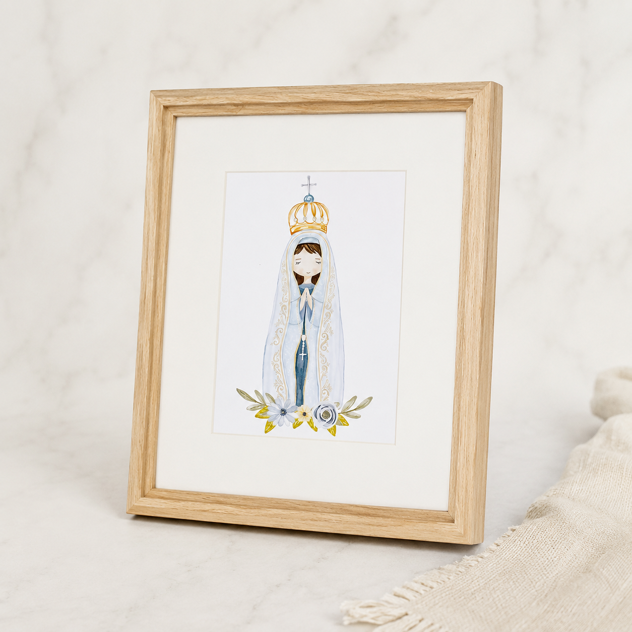 Cuadro de la Virgen de Fátima