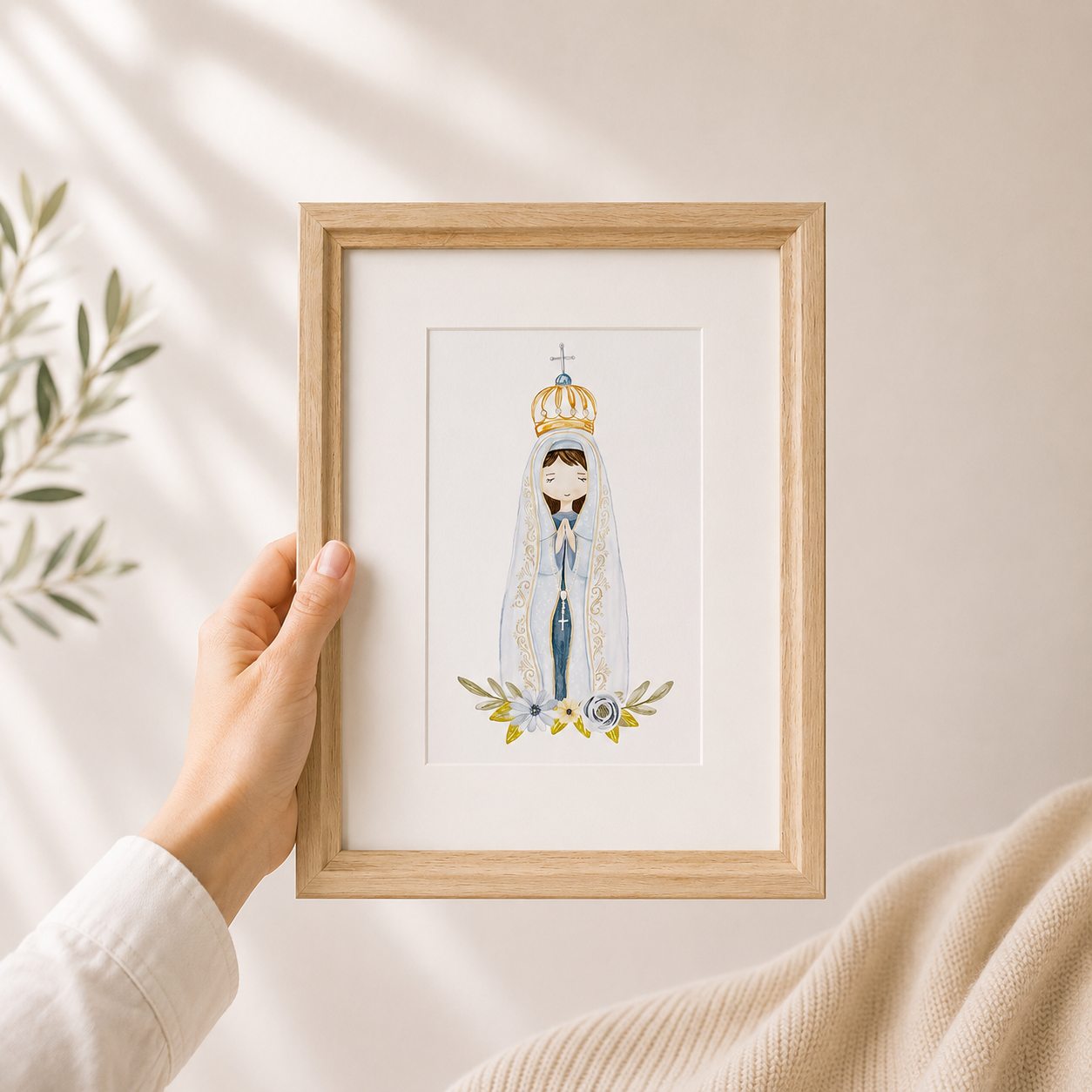 Cuadro de la Virgen de Fátima