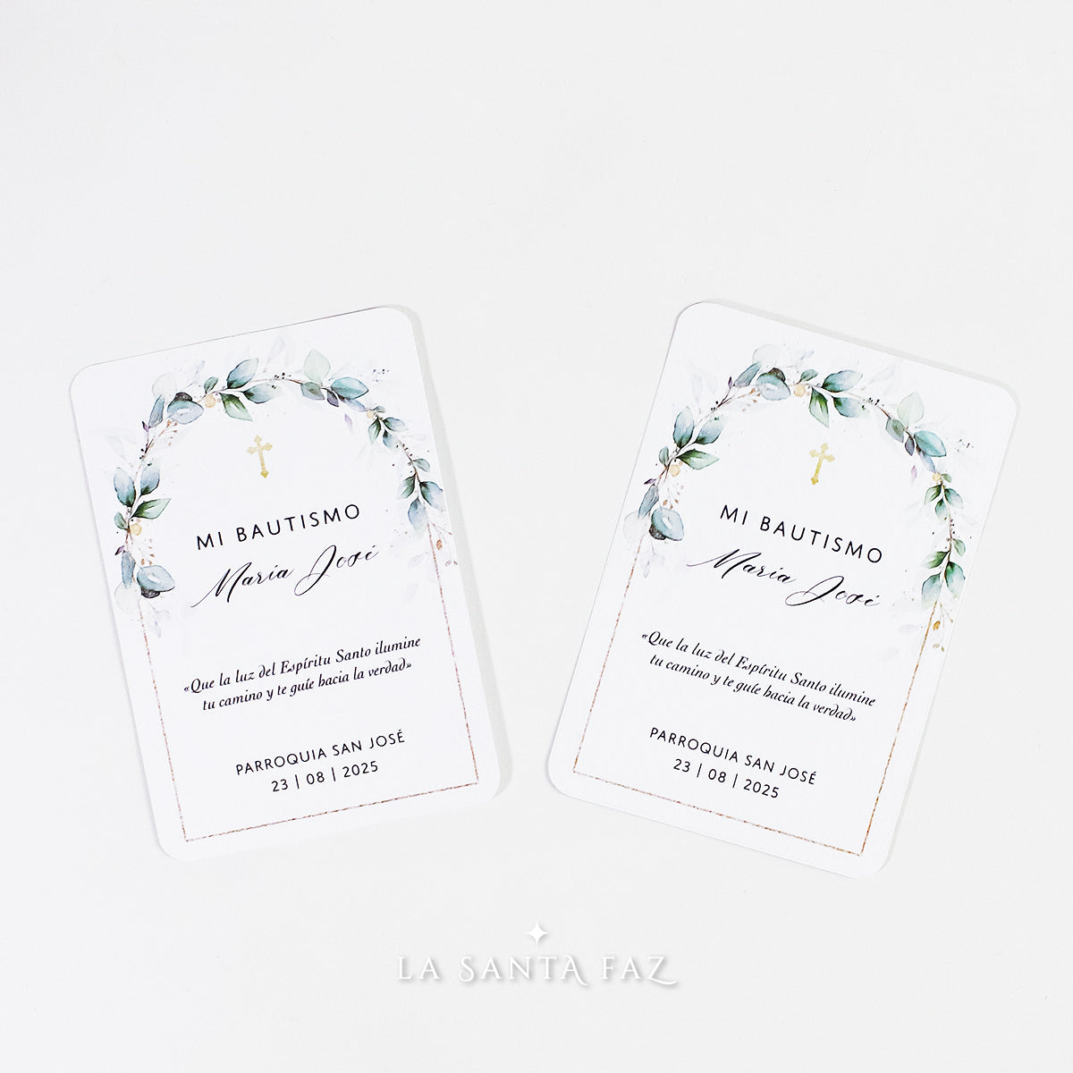 Estampita Bautismo Modelo 2
