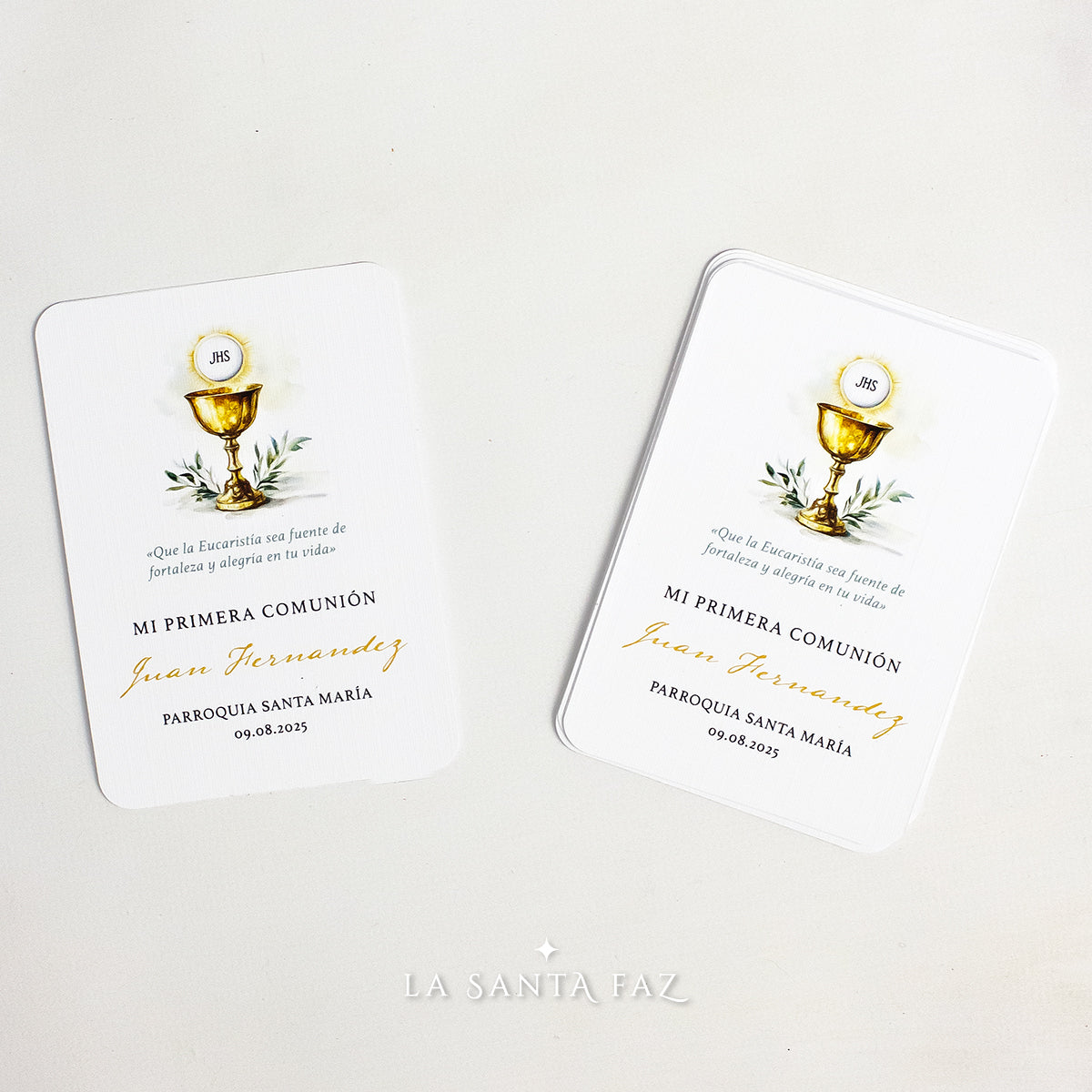 Estampita Primera Comunión Modelo 1
