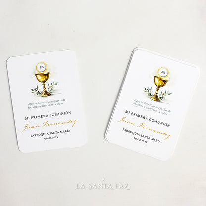 Estampita Primera Comunión Modelo 1