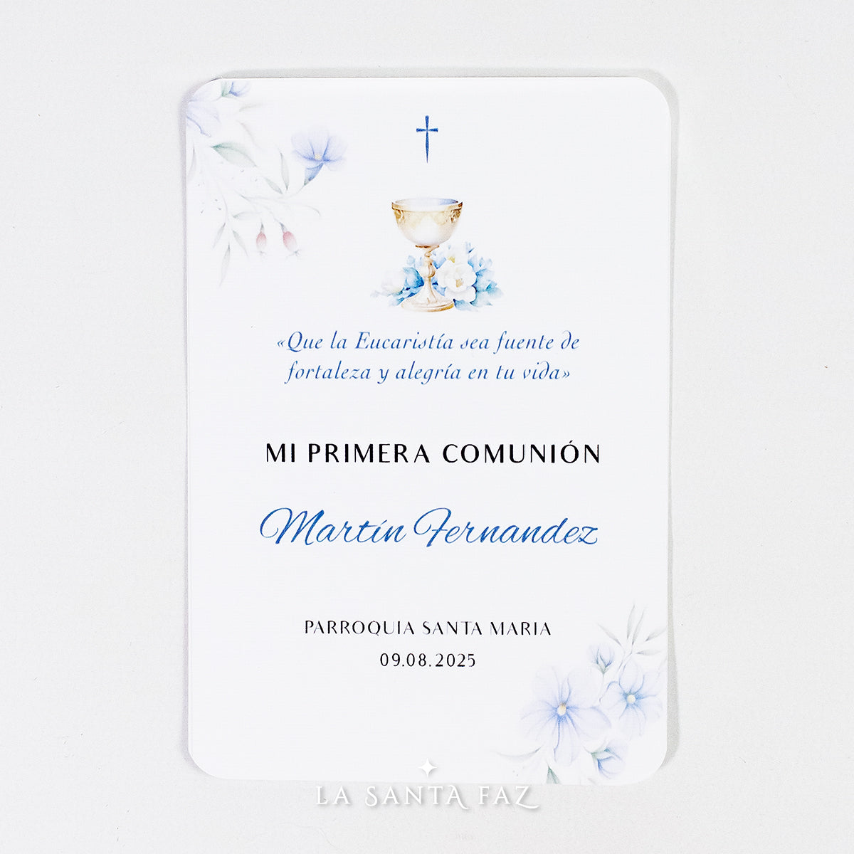 Estampita Primera Comunión Modelo 2