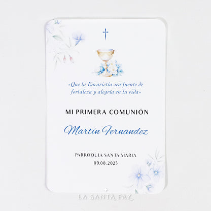 Estampita Primera Comunión Modelo 2