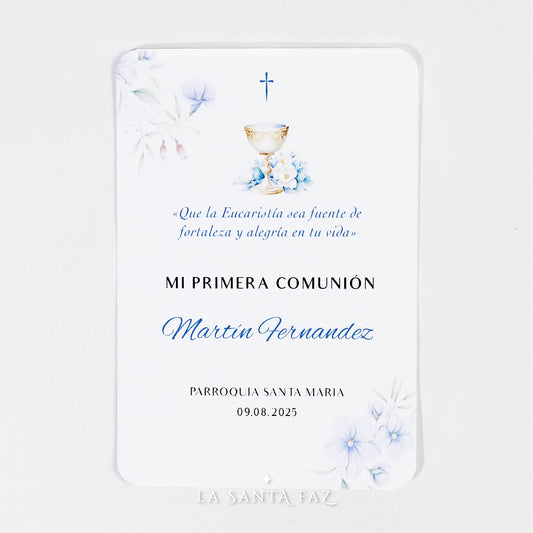 Estampita Primera Comunión Modelo 2