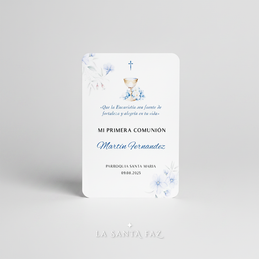Estampita Primera Comunión Modelo 2