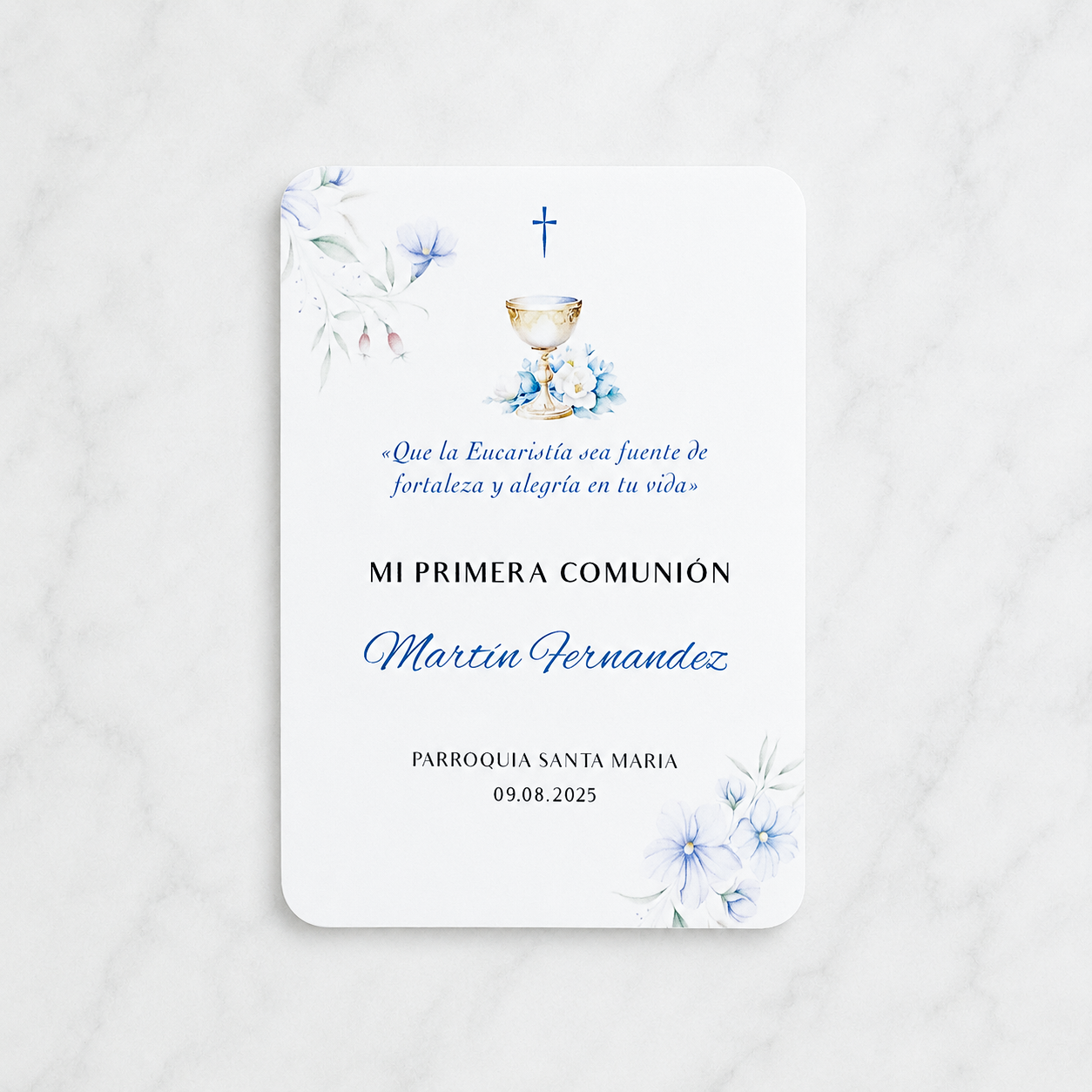 Estampita Primera Comunión Modelo 2