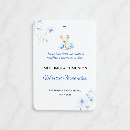 Estampita Primera Comunión Modelo 2