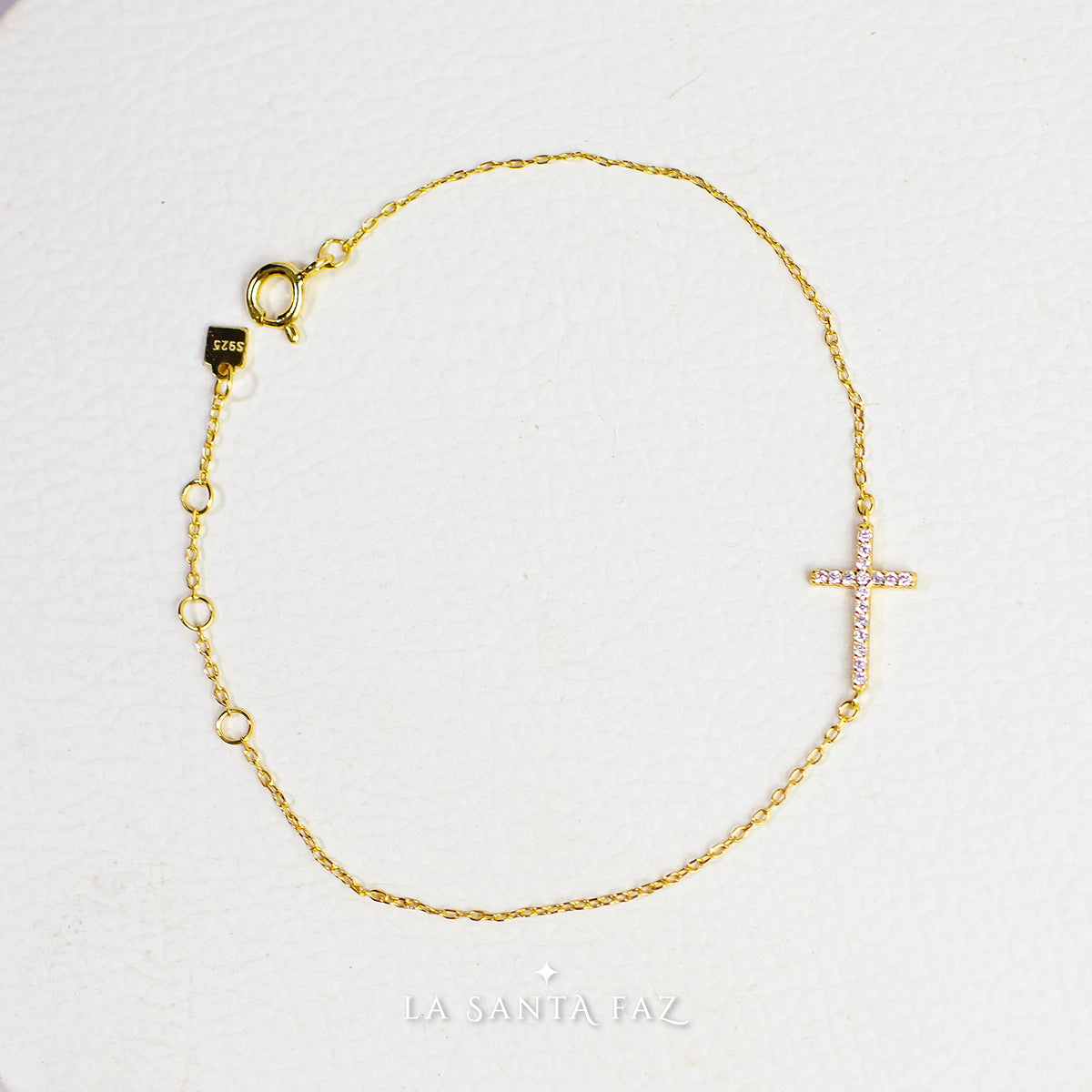 Pulsera Cruz Plata 925