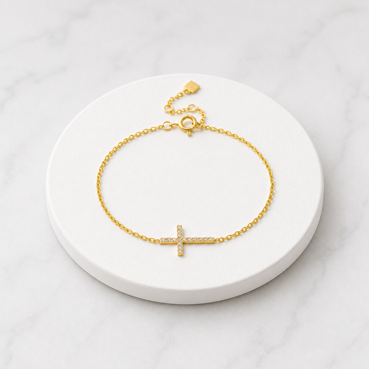 Pulsera Cruz Plata 925