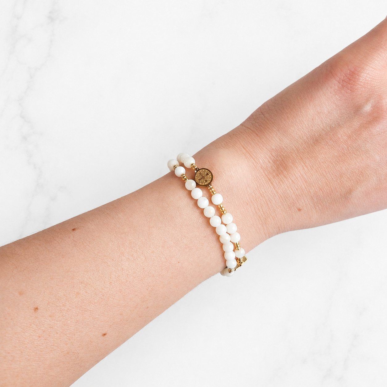 Santo Rosario de pulsera — San Benito