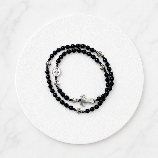 Santo Rosario de pulsera — Tau