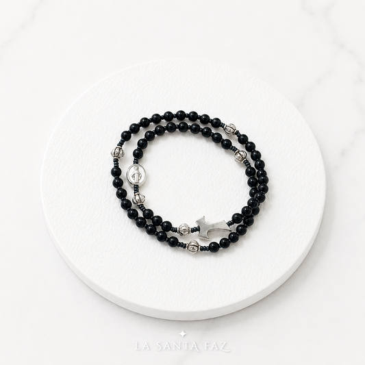 Santo Rosario de pulsera Tau