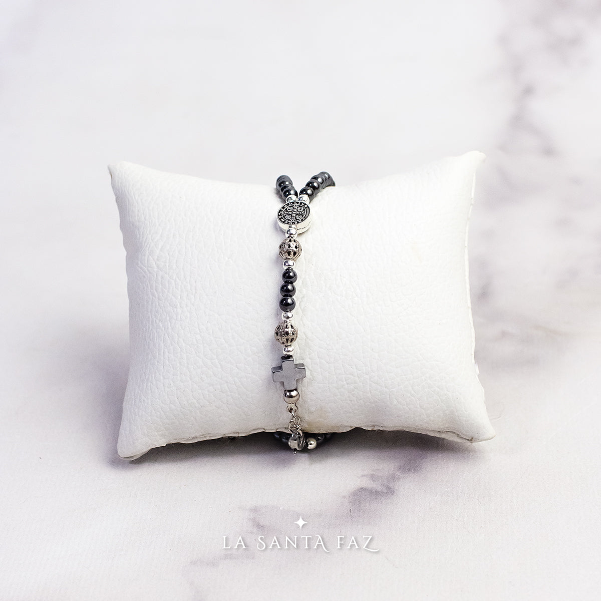Santo Rosario de pulsera San Benito