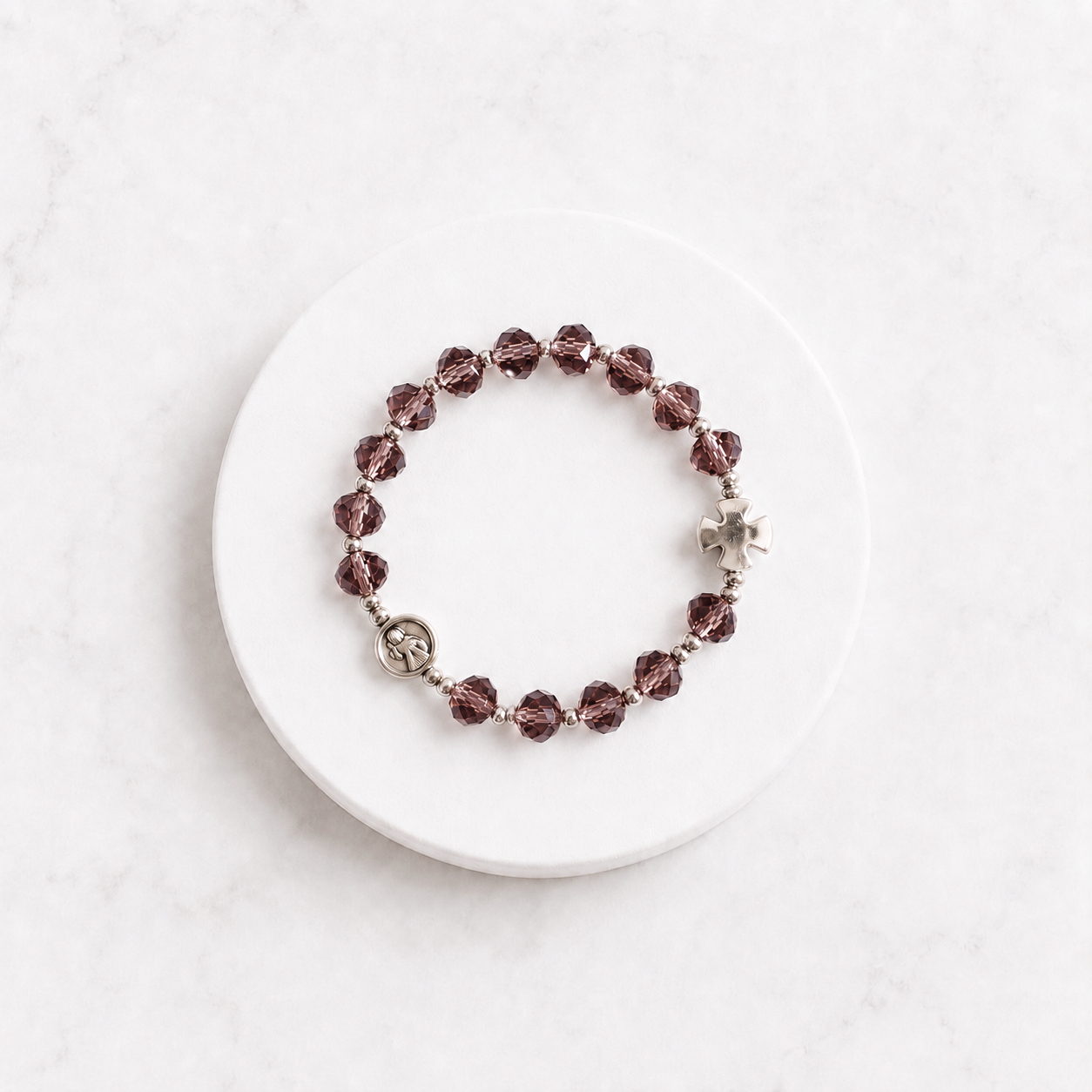 Santo Rosario de pulsera — Cecilia