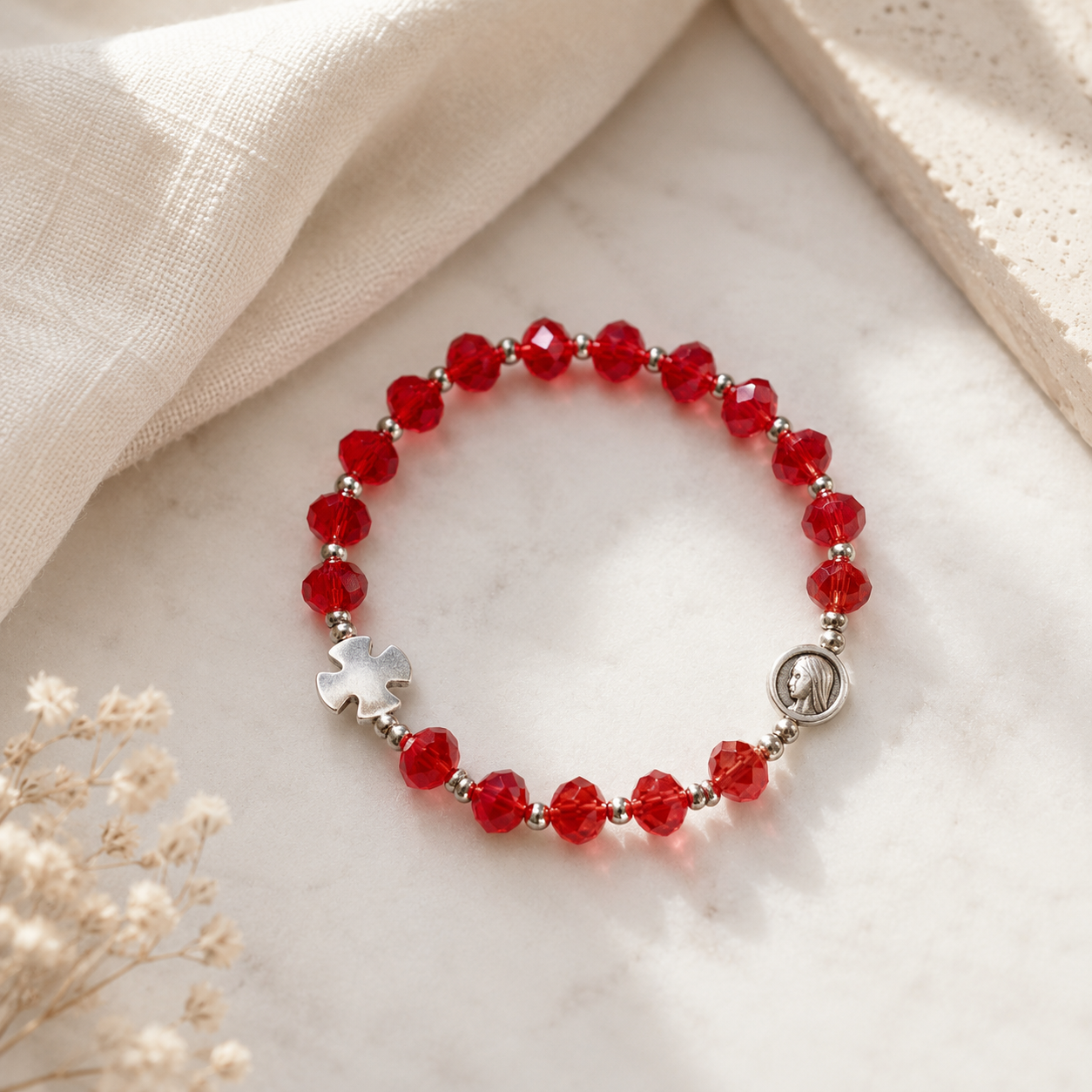 Santo Rosario de pulsera — Inés