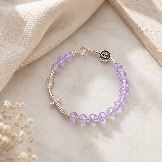 Santo Rosario de pulsera — Medalla Milagrosa