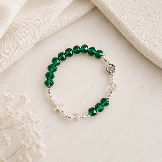 Santo Rosario de pulsera — San Benito