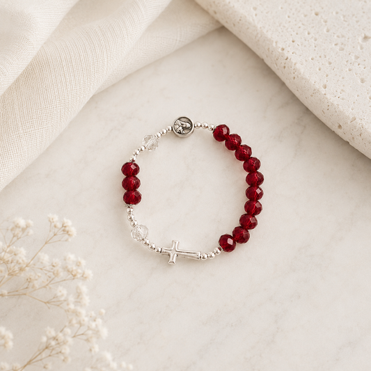Santo Rosario de pulsera — Santa Teresita
