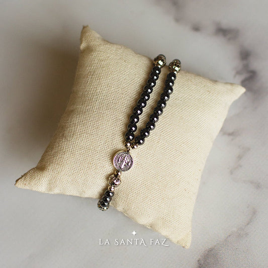 Santo Rosario de pulsera San Benito